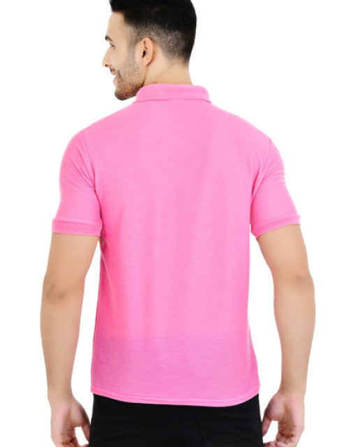 Pack of 4 Men Solid Polo Neck Multicolor T-Shirt