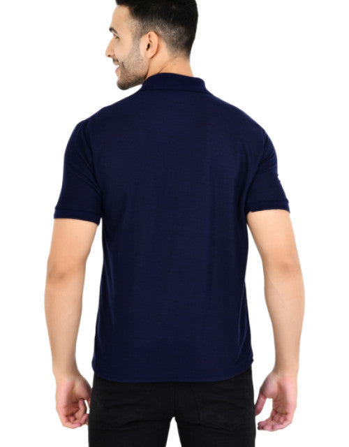 Pack of 4 Men Solid Polo Neck Multicolor T-Shirt