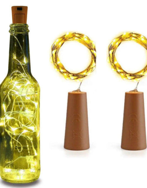 Wine bottle Cork-Diwali LED Lights for Home, Diwali (Pack of 3)